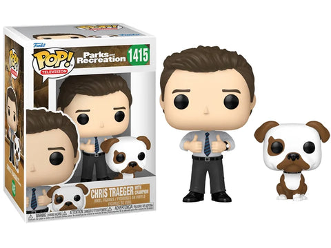 Funko Pop! Television: Parks and Recreation - Chris Traeger & Champion