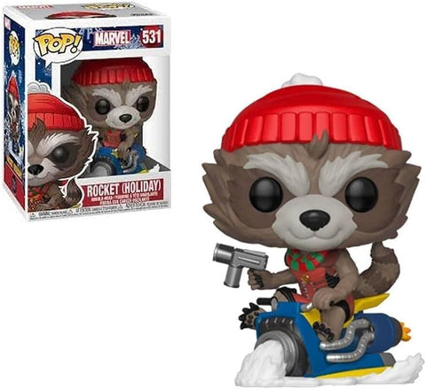 Funko Pop! Marvel: Marvel Comics - Rocket (Holiday)