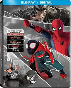 Spider-Man: Far from Home / Spider-Man: Homecoming / Spider-Man: Into the Spider-Verse / Venom (2018) Steelbook