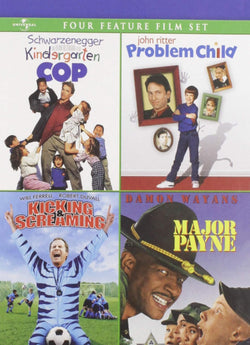 Family Comedy Pack Quadruple Feature (Kindergarten Cop / Problem Child / Kicking and Screaming / Major Payne)