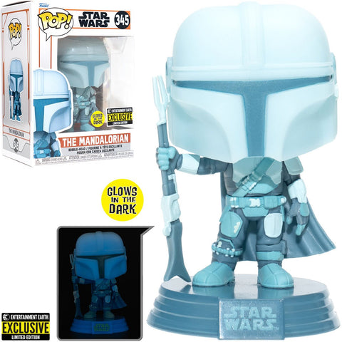 Funko Pop! Star Wars: The Mandalorian - The Mandalorian (Glow In The Dark) (Entertainment Earth)