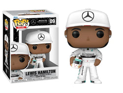 Funko Pop! Racing: Formula 1 - Lewis Hamilton (White Racing Outfit Ver.)