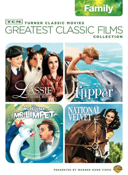 TCM Greatest Classic Films Collection: Family (Lassie Come Home / Flipper 1963 / The Incredible Mr. Limpet / National Velvet)