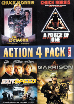 Action 4 Pack, Vol. 2 (The Octogon / A Force of One / Exit Speed / Garrison)