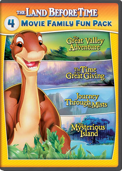 The Land Before Time II-V 4-Movie Family Fun Pack (The Great Valley Adventure / The Time of the Great Giving / Journey Through the Mists / The Mysterious Island)