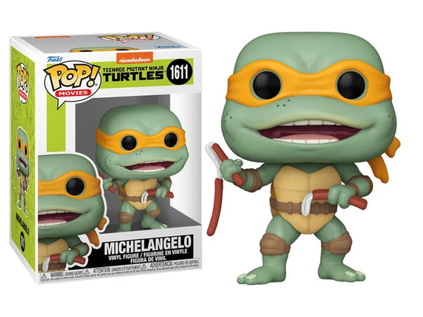 Funko Pop Movies: Teenage Mutant Ninja Turtles (1990) - Michelangelo with Sausage Nunchucks