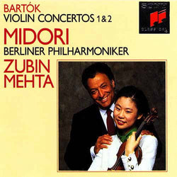 Bartók: Violin Concertos Nos. 1 & 2 (CD) by Midori (violin), Zubin Mehta (conductor)