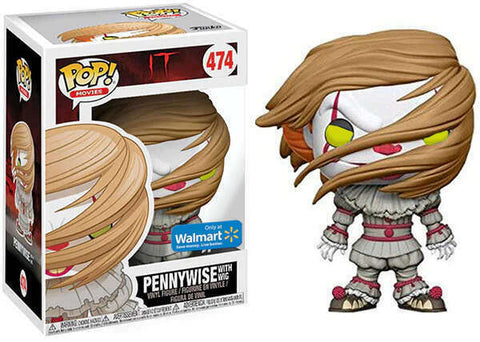 Funko Pop Movies: IT - Pennywise (With Wig) (Walmart)