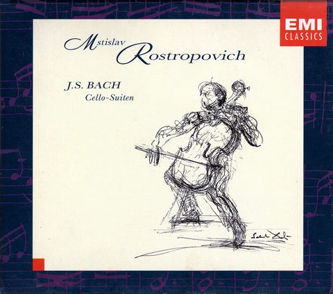 Johann Sebastian Bach / Mstislav Rostropovich