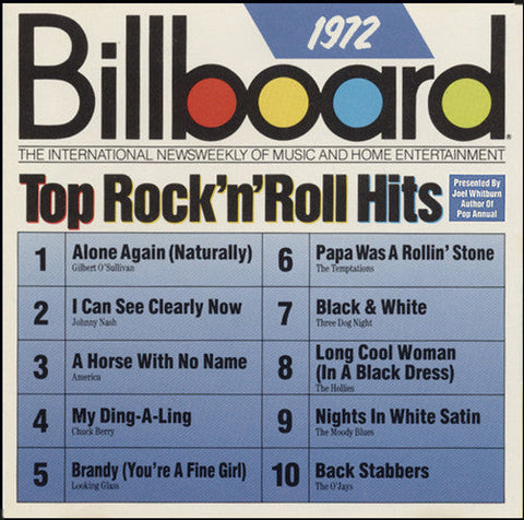 Billboard Top Rock'N'Roll Hits: 1972