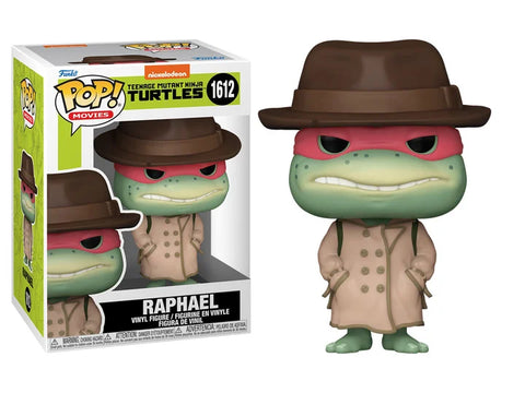 Funko Pop Movies: Teenage Mutant Ninja Turtles (1990) - Raphael in Trench Coat