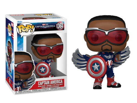 Funko Pop! Marvel: Captain America: Brave New World - Captain America (Sam Wilson)