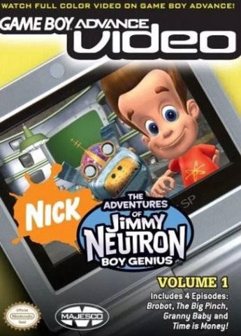 Game Boy Advance Video: The Adventures of Jimmy Neutron, Volume 1