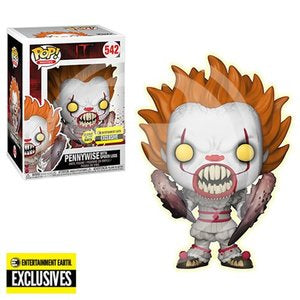 Pop! Movies: It S2 - Pennywise With Spider Legs (GITD) (EE)