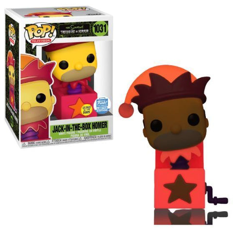 Funko Pop Animation: The Simpsons Treehouse Of Horror - Homer Jack-In-The-Box (GITD) (Funko)