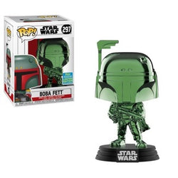 Funko Pop Star Wars - Boba Fett (Green Chrome) (Amazon) (2019 Summer Convention)