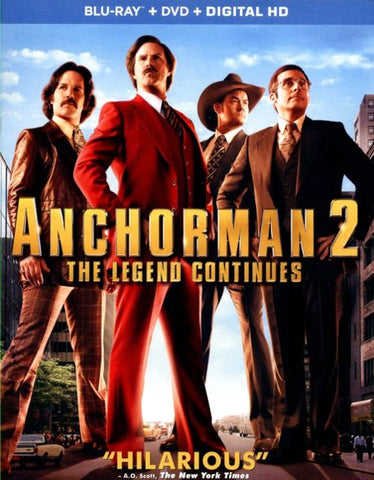 Anchorman 2: The Legend Continues [Blu-ray/DVD]