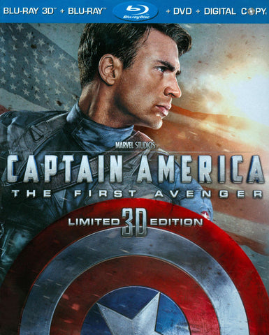 Captain America: The First Avenger [Blu-ray 3D/Blu-ray/DVD]